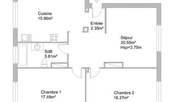 appartement 3 pièces à louer COLMAR 68000 78.5 m²