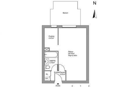 appartement 1 pièce à louer CAGNES SUR MER 06800 31.5 m²