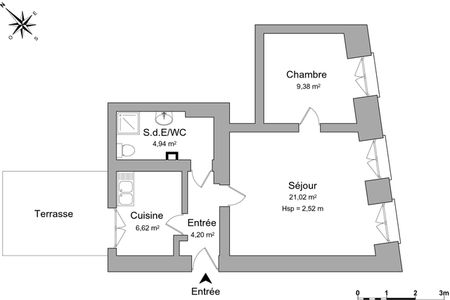 appartement 2 pièces à louer DRULINGEN 67320 46.2 m²