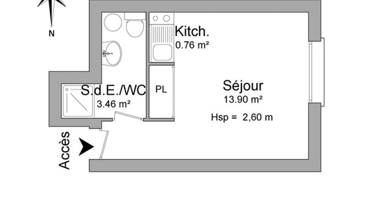 appartement-meuble 1 pièce à louer TOULOUSE 4ᵉ 31400