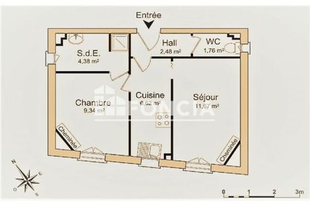 appartement 2 pièces à vendre RUEIL MALMAISON 92500 36.25 m²