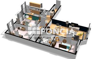 appartement 4 pièces à vendre LYON 7ᵉ 69007 87.5 m²