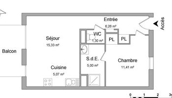 appartement 3 pièces à louer DIJON 21000 44.37 m²