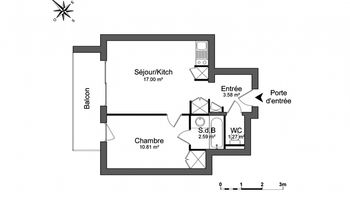 appartement 2 pièces à louer THOIRY 01710 35.3 m²