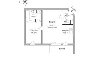 appartement 2 pièces à louer ORLEANS 45000 46.5 m²