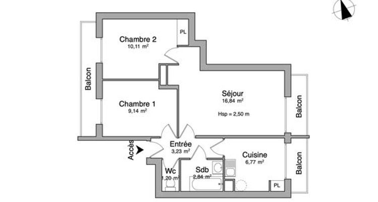 appartement 3 pièces à louer MARSEILLE 3ᵉ 13003 50.13 m²
