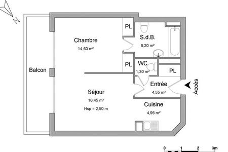 appartement 2 pièces à louer DIVONNE LES BAINS 01220 48.05 m²