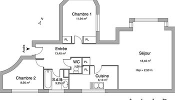 appartement 3 pièces à louer STRASBOURG 67000