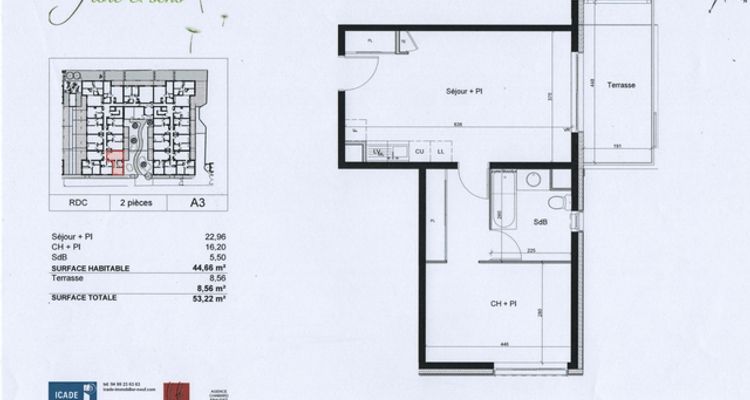 appartement 2 pièces à louer CASTELNAU LE LEZ 34170 44.7 m²