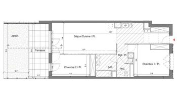 appartement 3 pièces à vendre TOULOUSE 31500 69.16 m²