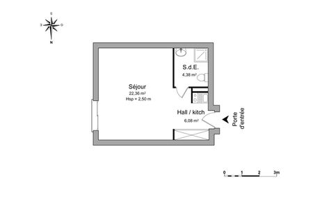 appartement 1 pièce à louer LYON 7ᵉ 69007 32.8 m²