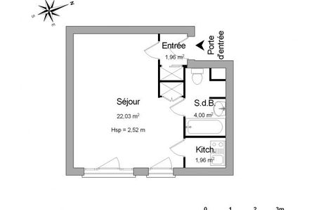 Vue n°2 Appartement 1 pièce à louer - PARIS 19ème (75019) - 29.95 m²