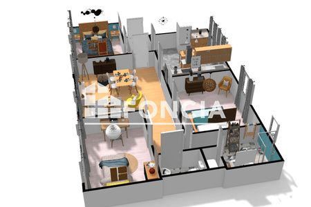 appartement 4 pièces à vendre VERNON 27200 77.16 m²