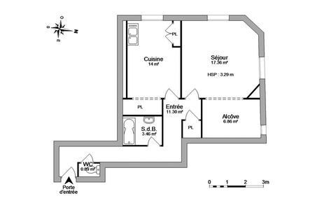 appartement 1 pièce à louer LYON 3ᵉ 69003 53.9 m²