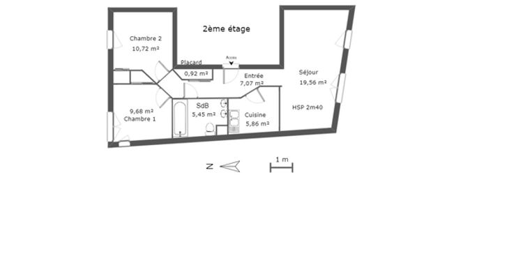 appartement 3 pièces à louer BEAUMONT 63110 59.3 m²