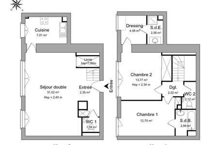 appartement 3 pièces à louer BORDEAUX 33000 82.2 m²