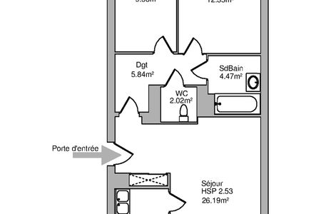 appartement 3 pièces à louer ORLEANS 45000 67.4 m²