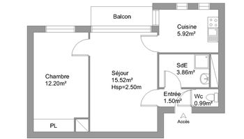 appartement 2 pièces à louer DIJON 21000 40 m²