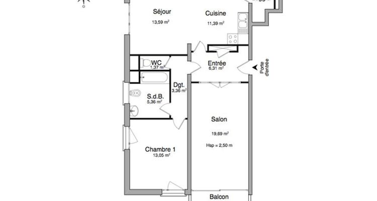 appartement 2 pièces à louer CHAMALIERES 63400 74.1 m²