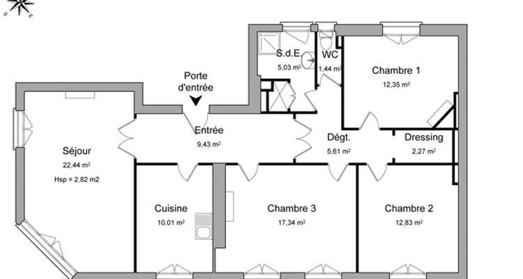 appartement 4 pièces à louer BREST 29200 98.9 m²