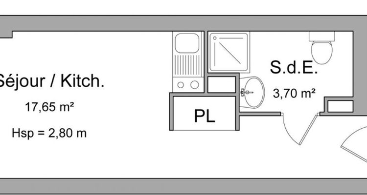 appartement-meuble 1 pièce à louer MARSEILLE 2ᵉ 13002 21.4 m²