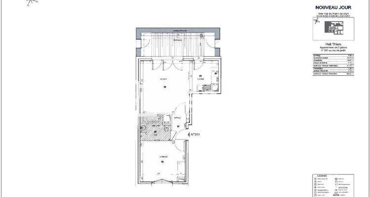Appartement a louer boulogne-billancourt - 2 pièce(s) - 47 m2 - Surfyn