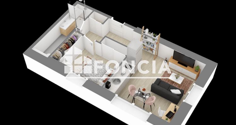 appartement 2 pièces à vendre LYON 7ᵉ 69007 35.8 m²