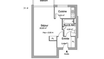 appartement 1 pièce à louer MONTPELLIER 34000 35 m²