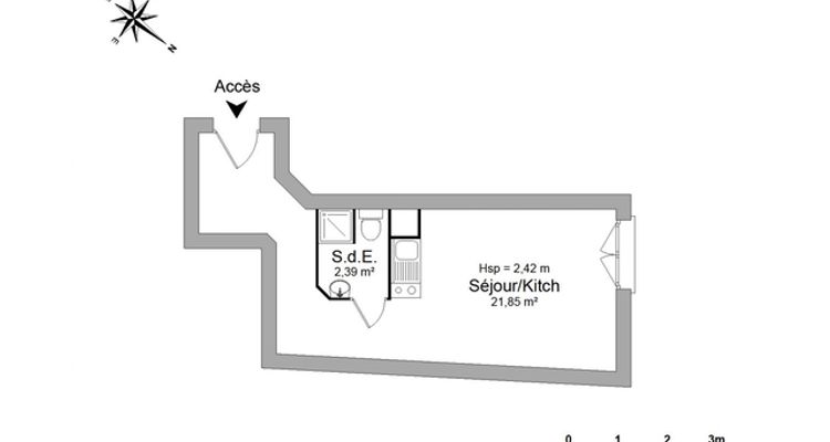 appartement 1 pièce à louer ARRAS 62000 24.2 m²