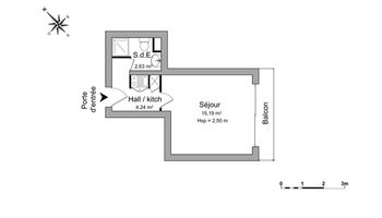 appartement 1 pièce à louer MONTROUGE 92120 22.1 m²