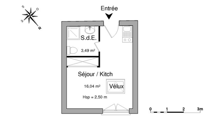 appartement 1 pièce à louer MONT DE MARSAN 40000 19.5 m²