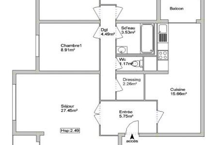 Vue n°3 Appartement 4 pièces à louer - TOULOUSE (31500) - 89.8 m²