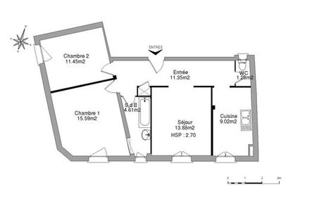 appartement 3 pièces à louer CAGNE SUR MER 06800 67.18 m²