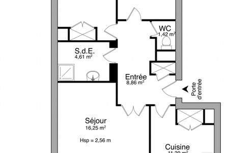 Vue n°2 Appartement 3 pièces T3 F3 à louer - Clermont Ferrand (63000)