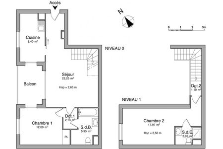appartement 3 pièces à louer BORDEAUX 33800 73.8 m²