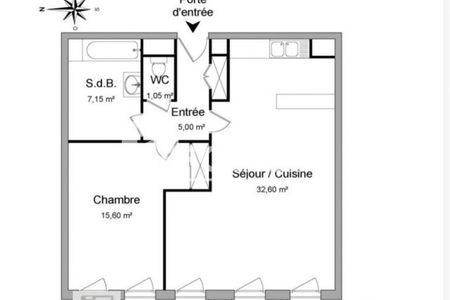 appartement 2 pièces à vendre LYON 2ème 69002 62 m²