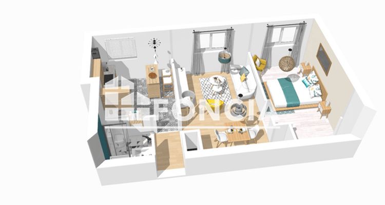 appartement 2 pièces à vendre GRENOBLE 38100 40 m²