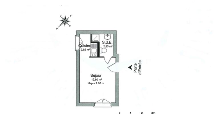 appartement 1 pièce à louer SCEAUX 92330 18.4 m²