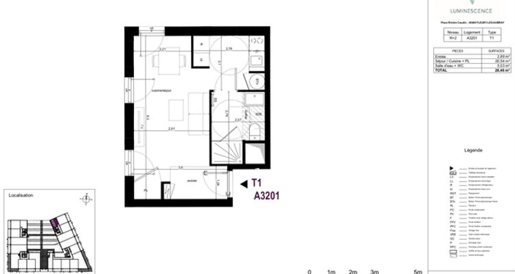 appartement 1 pièce à louer FLEURY LES AUBRAIS 45400