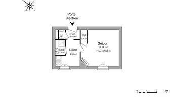 appartement 1 pièce à louer NANCY 54000 22.6 m²