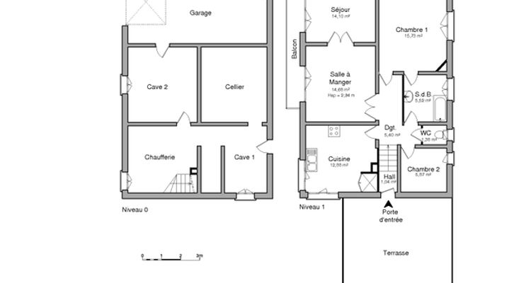 Maison a louer nanterre - 3 pièce(s) - 76.6 m2 - Surfyn