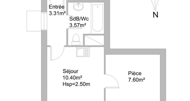 appartement 1 pièce à louer PLAISIR 78370 24.9 m²