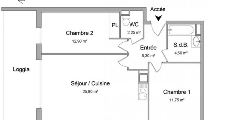 appartement 3 pièces à louer MONTPELLIER 34090 62.6 m²