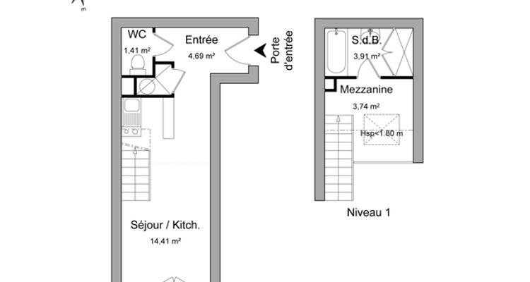 appartement 1 pièce à louer BORDEAUX 33000 28.2 m²