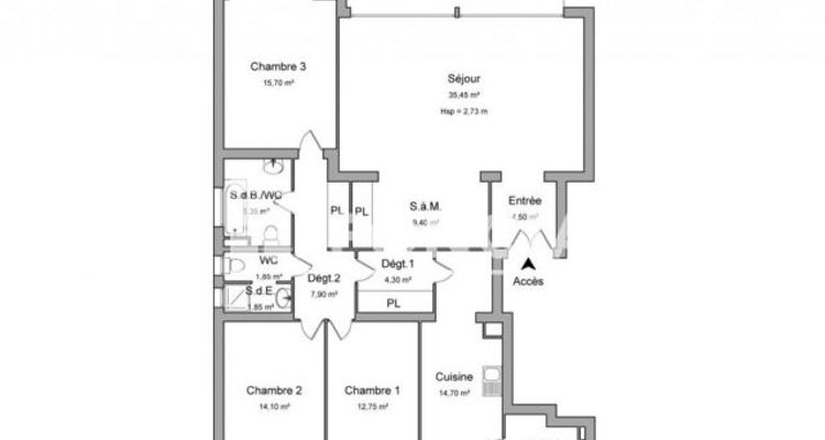 appartement 5 pièces à vendre MARSEILLE 8ème 13008 127.85 m²
