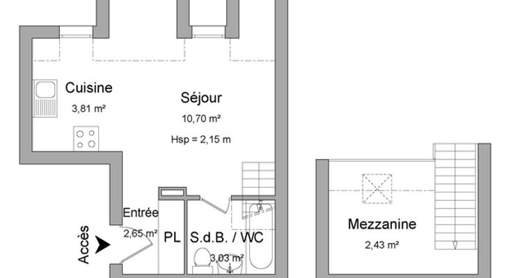 Vue n°1 Appartement 2 pièces T2 F2 à louer - Besancon (25000) 495 €/mois cc