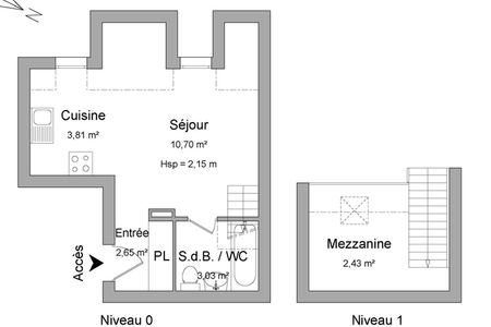 appartement 2 pièces à louer BESANCON 25000 22.6 m²