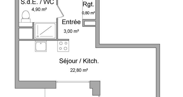 appartement 1 pièce à louer STRASBOURG 67000 31.5 m²