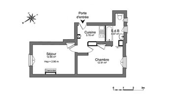 appartement-meuble 2 pièces à louer PARIS 18ᵉ 75018 35.4 m²