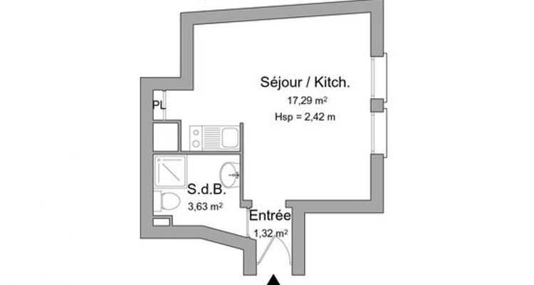 appartement 1 pièce à louer STRASBOURG 67000 22.24 m²
